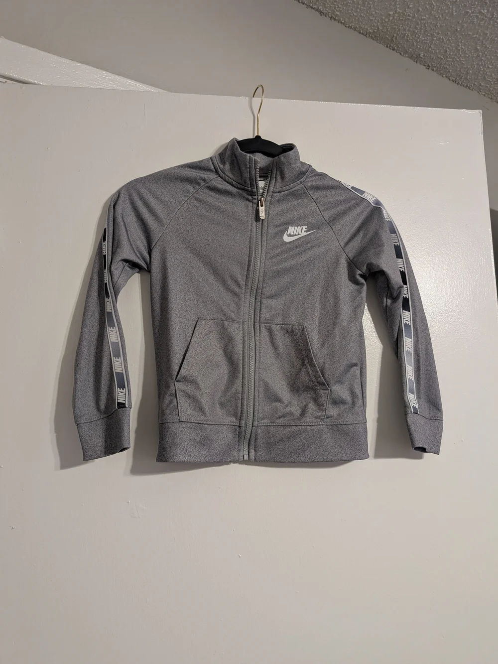 Nike Grey Full-Zip Track Jacket